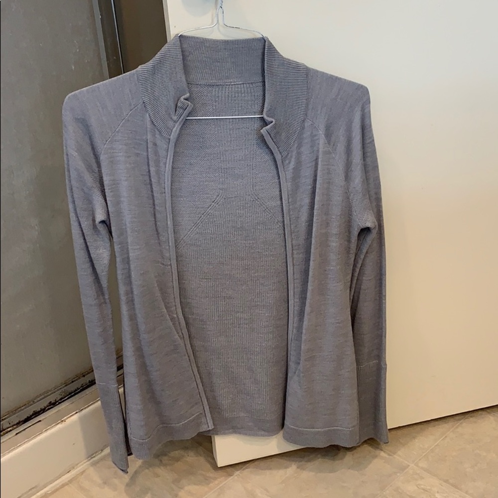Lululemon zip front cardigan
